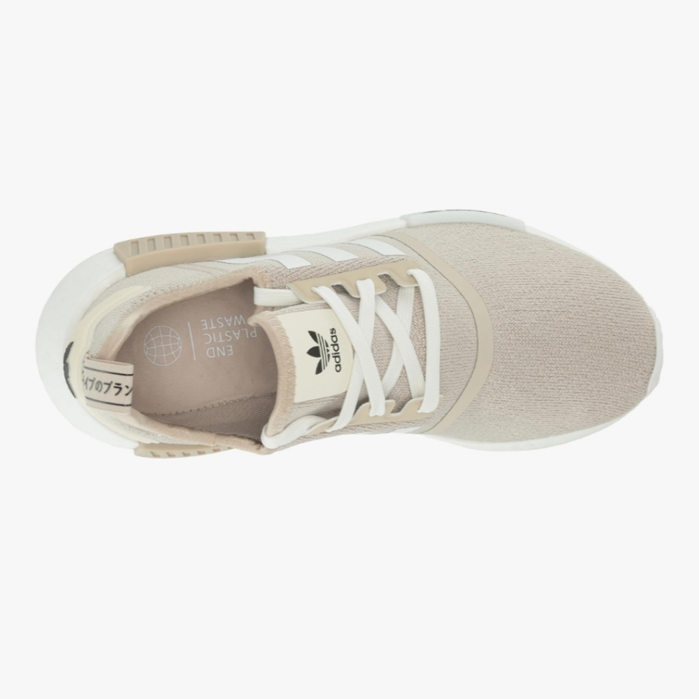 Adidas NMD R1 Wonder Beige White Women 6.5 Mens 4.5 Sneakers Shoes - Picture 4 of 16